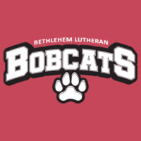 BOBCATS PAW BLACK AND WHITE - Core Cotton Tee Design