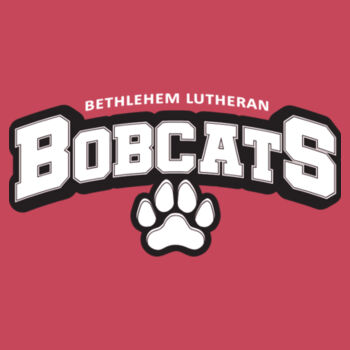 BOBCATS PAW BLACK AND WHITE - Core Cotton Tee Design