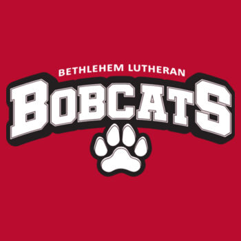 BOBCATS PAW BLACK AND WHITE - Long Sleeve Core Cotton Tee Design
