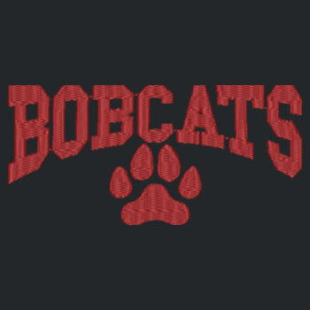 BOBCATS PAW EMBROIDERED - Value Fleece Blanket with Strap Design
